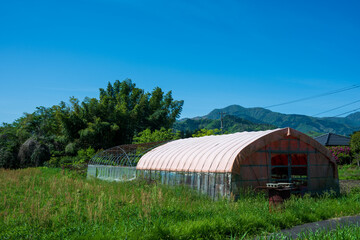 日本の鳥取県倉吉市関金の古くてとても美しい建物