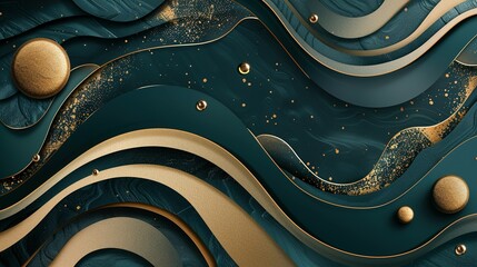 Elegance in Abstraction: Crafting a Luxurious Template