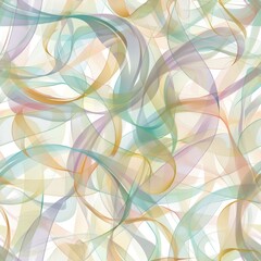 Abstract Swirling Colors Digital Artwork