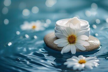 Spa still life with frangipani flower