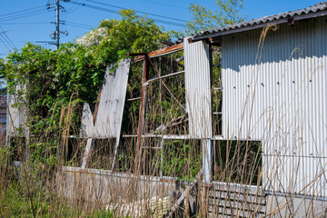日本の鳥取県倉吉市関金の古くてとても美しい建物