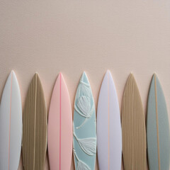 A Row of Surfboards