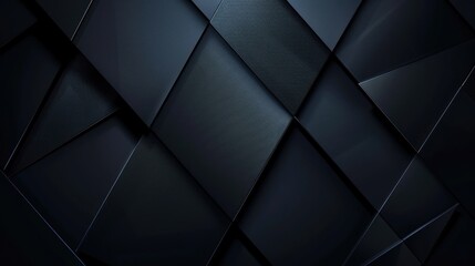 Modern black blue abstract background. Geometric shapes. 3d effect.