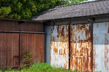 日本の鳥取県倉吉市関金の古くてとても美しい建物