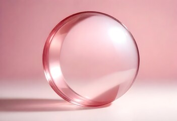 Obraz premium pink crystal element