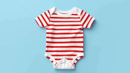 Top view of baby clothes