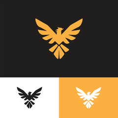 phoenix. bird, eagle logo