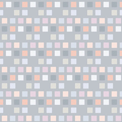 seamless abstract geometric pattern with squares for fabric home wear surface design packaging vector