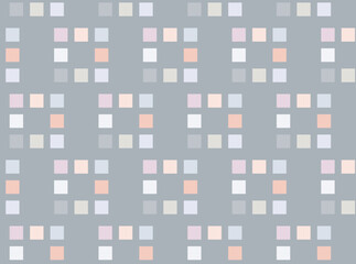 seamless abstract geometric pattern with squares for fabric home wear surface design packaging vector