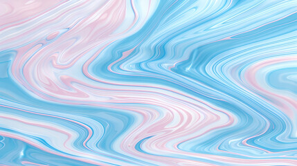 Swirling Blue Pastel Marble Patterns