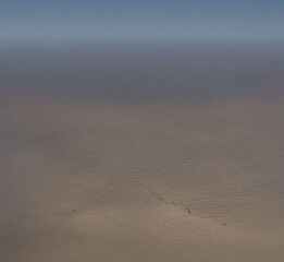 footprints in the sand