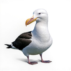 Fototapeta premium Albatross isolated on a transparent background