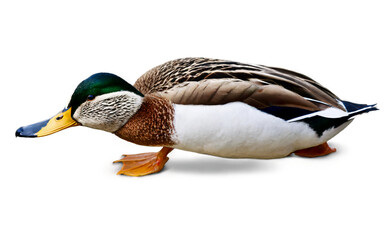 Obraz premium Duck isolated on transparent background