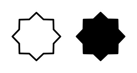 Badge icon vector isolated on white background. Awards icon. Achieve. Stamp