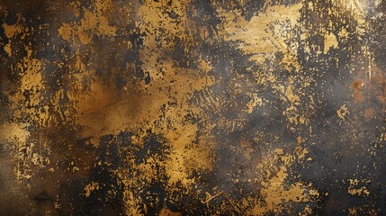A wall with a gold and brown texture
