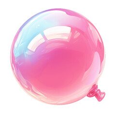 Bubble gum, PNG isolated white object