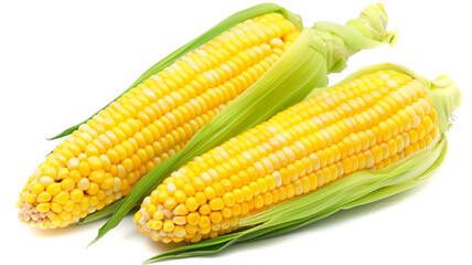 とうもろこし 白背景
