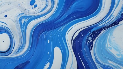 abstract blue background with waves