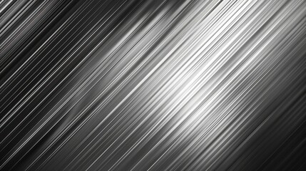 Obraz premium Reflective Precision: A Polished, Shiny Metal Bar, Slender and Black in its Gracefulness