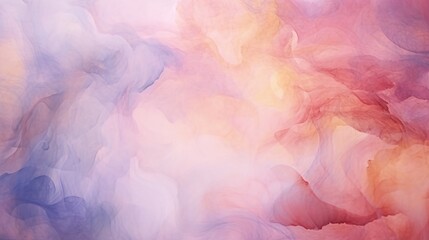 This background features a dreamy fusion of coral and lavender shades in a delicate watercolor texture.