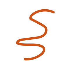 Abstract Squiggly Line Vector