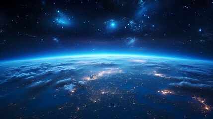 Fototapeta premium View of the Earth from space