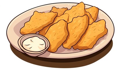 fish chips, crispy fish chips