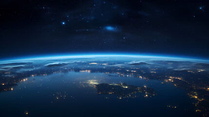 Fototapeta premium View of the Earth from space