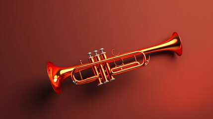 Trumpet Icon 3d