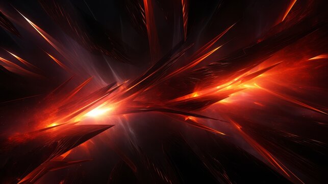 Intense shockwave pattern with fiery red and orange streaks, perfect for dynamic action movie posters or thrilling book covers,