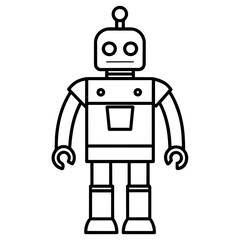 Retro-robot-daily-life - Vector - Vector art - Vector illustration - Vector design - Latest Vector - Ultimate Vector - Premium Vector - Vector pro - Premium illustration