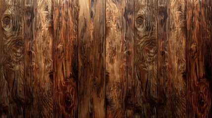 Light shining through wooden wall
