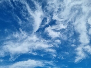 Blue sky with clouds