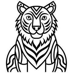 T-shirt Design Vector Artistic tribal-animal-totem-designs - Vector - Vector art - Vector illustration - Vector design - Latest Vector - Premium Vector - Vector pro - Premium illustration