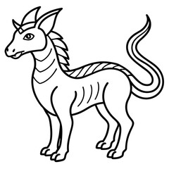 Vintage-fantastical-creature-art - Vector - Vector art - Vector illustration - Vector design - Latest Vector - Ultimate Vector - Premium Vector - Vector pro - Premium illustration