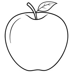 apple with leaf