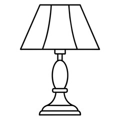 Obraz premium lamp isolated on white background