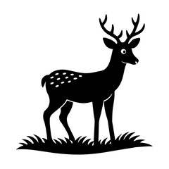 deer silhouette vector