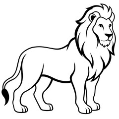 illustration of a lion