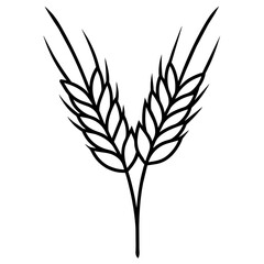 illustration of wheat ears