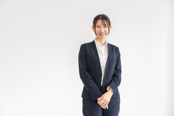 笑顔の女性　ビジネス