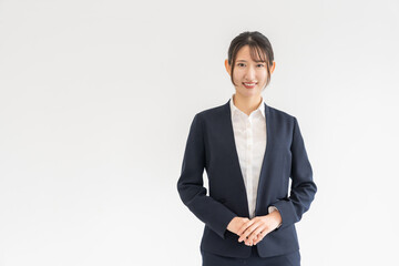 笑顔の女性　ビジネス