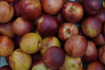 Nectarine Pink Rock Fruits from Sacolão market