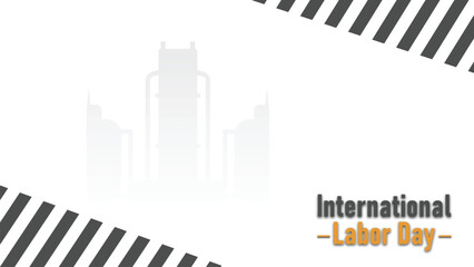 vector background design for international labor day celebrations with a minimalist theme