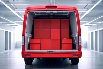 the car big trunk open view.