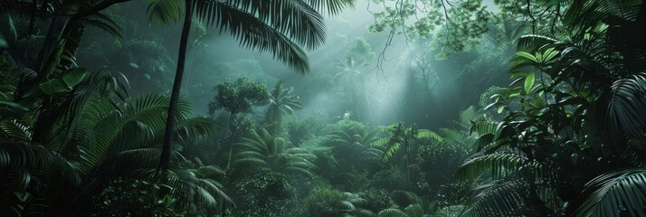 Obraz premium wilderness landscape forest