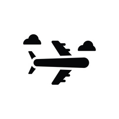 Airplane travel icon