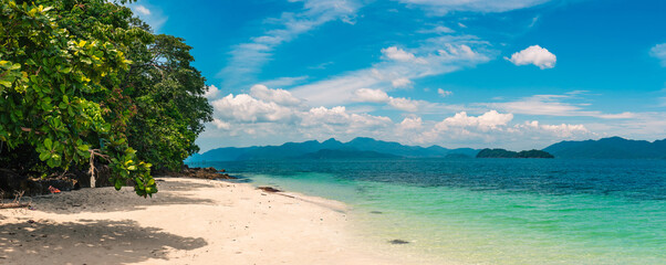 Beautiful beach in Trat province, Thailand 