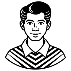 portrait of a man vintage ad poster design Latest and Premium Vector Design and illustration