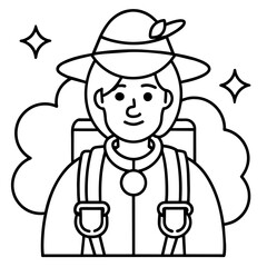 A time traveler adventures Latest and Premium Vector Design and illustration